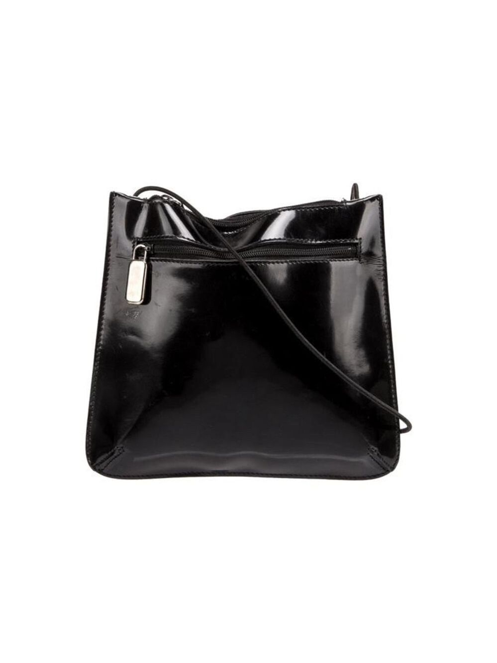 Furla Shoulder Bag Black Patent Leather
Silver-Tone Hardware
Single Shoulder Str